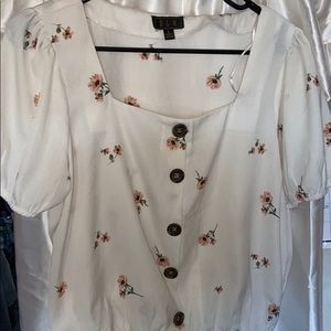 FOREVER 21 FLORAL SHIRT